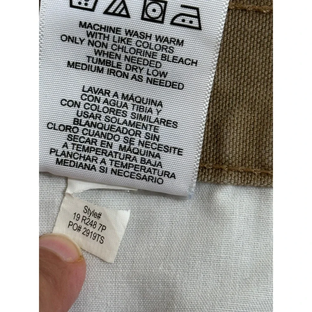 C.E. Schmidt Workwear Carpenter Pants Men's 36x36 Tan Canvas Utility Workwear